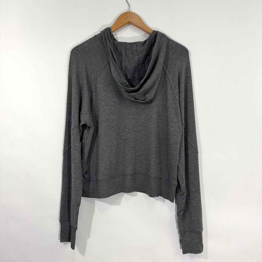 All in Motion Women’s Size Medium Dark Gray Modal Stretch Lightweight Hoodie - Picture 5 of 5